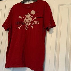 Lucky Brand Crimson Graphic Tee